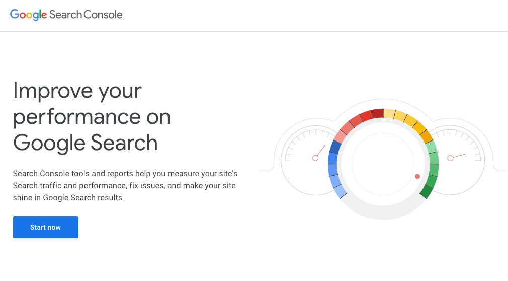 captura de pantalla de la consola de búsqueda de Google