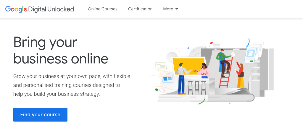 Captura de pantalla desbloqueada de Google digital