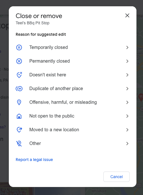 How to remove a business in Google