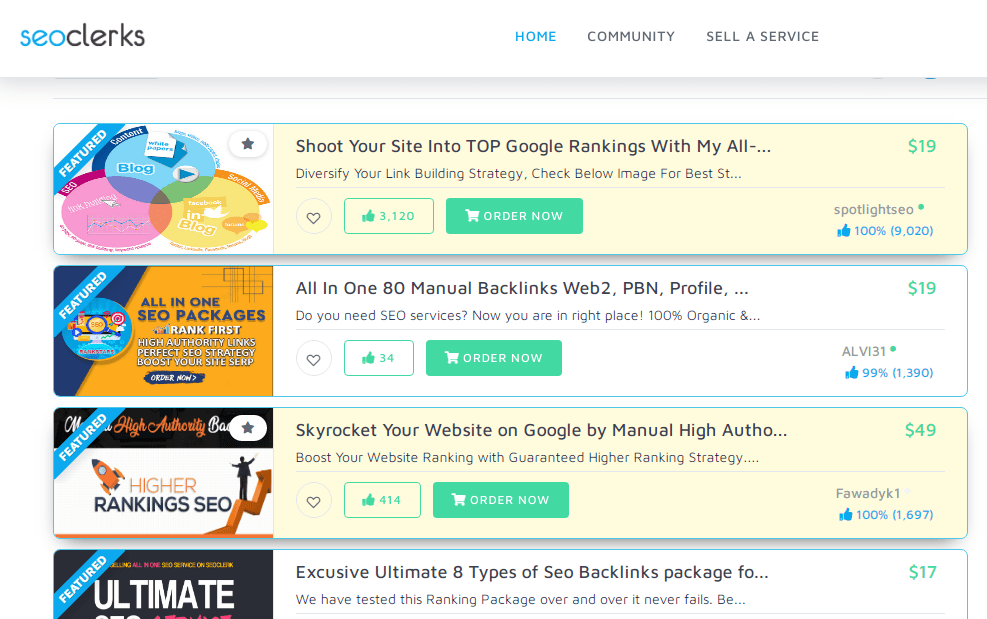 หน้าแรกเสมียน SEO SEO Clerk home page