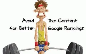 contenido delgado de google