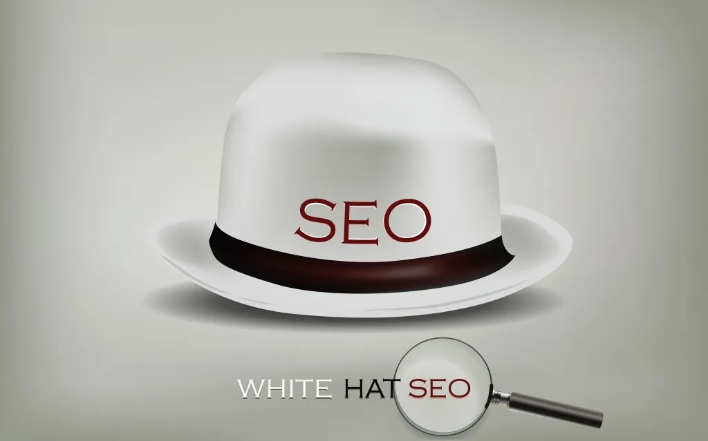 SEO de chapéu branco