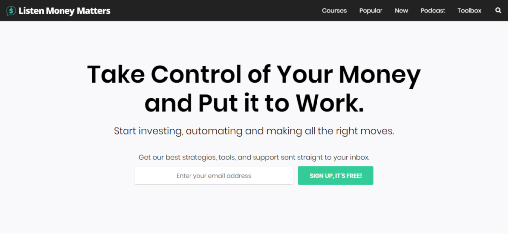 Dengarkan masalah uang - beranda blog