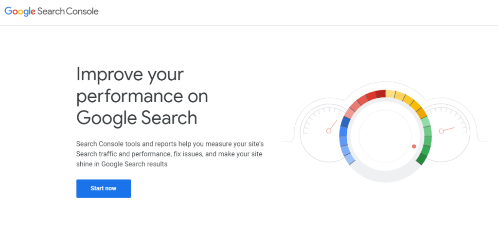consola de búsqueda de google