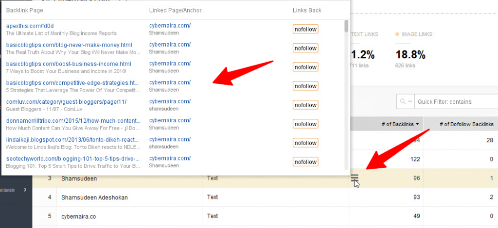 imagem de URL do cliente potencial de link
