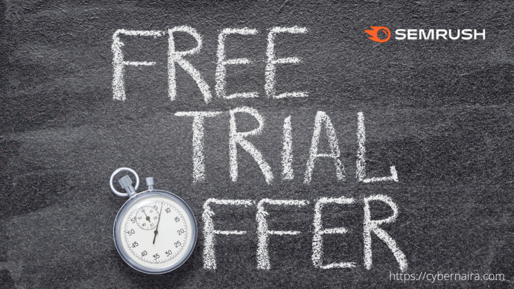 Oferta de teste gratuito Semrush - Imagem em destaque