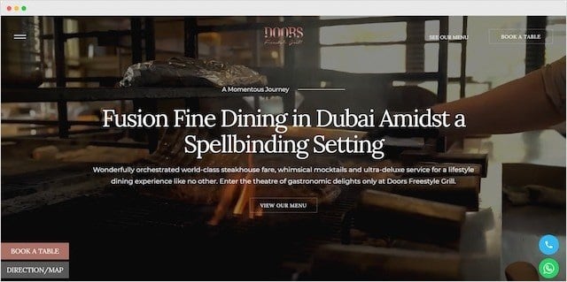 Doors Freestyle Grill Homepage