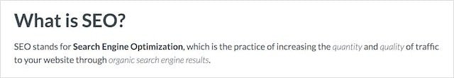 What is SEO