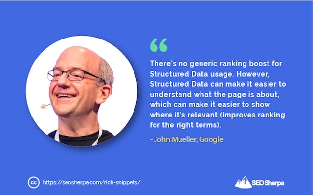 Yapılandırılmış Veri Alıntı John Mueller Google