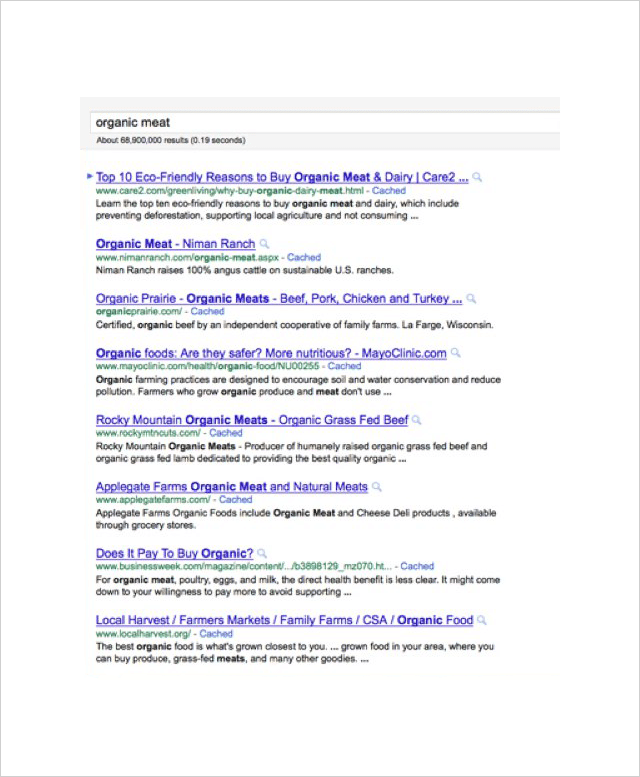 SERP do Google