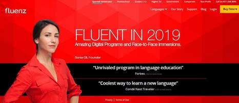 Fluenz-O platformă digitală de învățare a limbilor străine