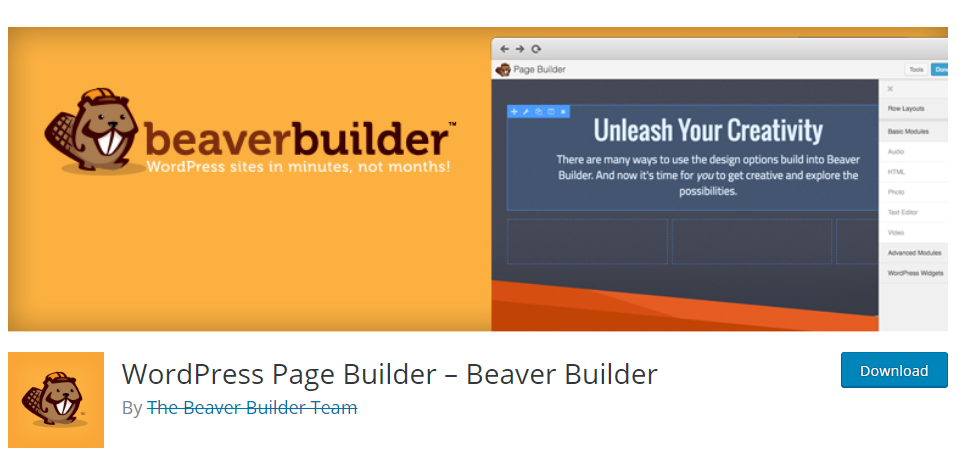 Beaver Builder-Drag & Drop-Seitenersteller für WordPress