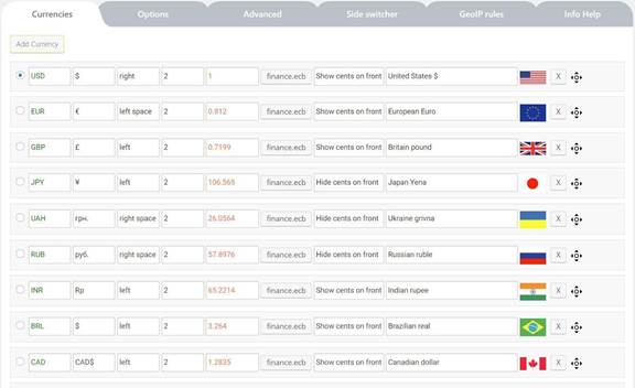 woocommerce wordpress eklentisi ve uzantıları ücretsiz indir-WooCommerce Para Birimi Değiştirici
