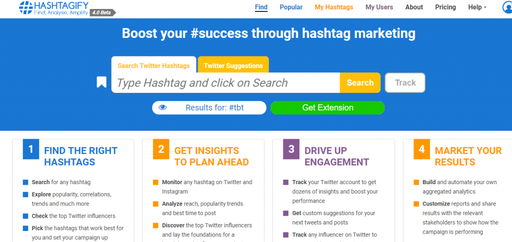 Hashtagify-Hashtag Generator Narzędzia na Instagram