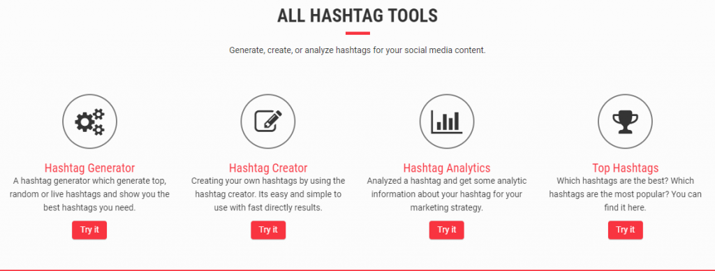 Generator hashtagów wszystkie narzędzia na Instagram