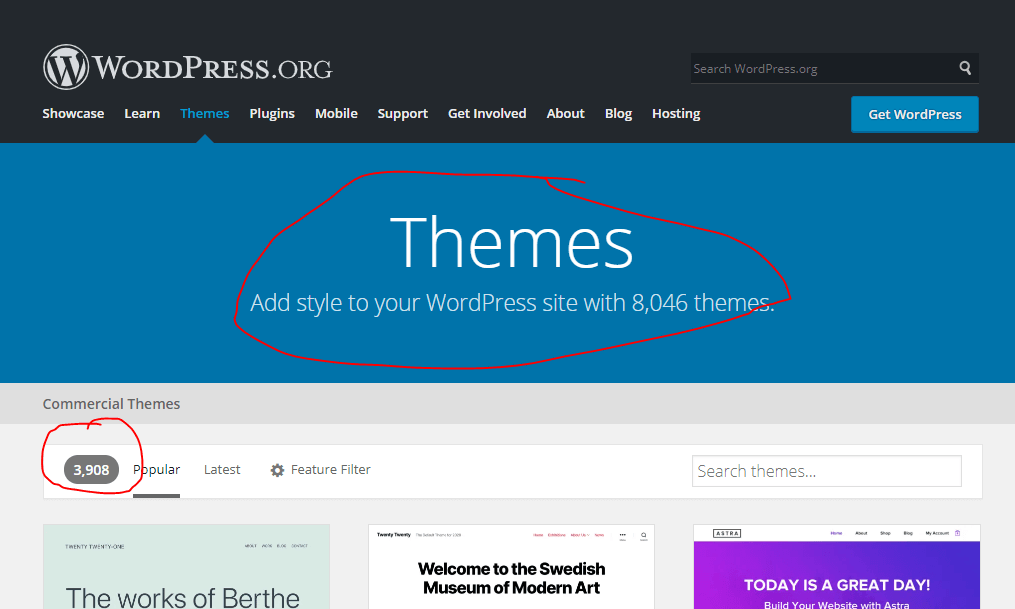 ücretsiz wordpress.org temaları