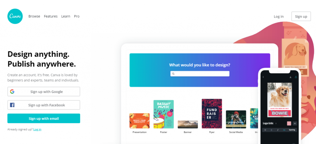 최고의 무료 소셜 미디어 마케팅 도구 온라인-Canva