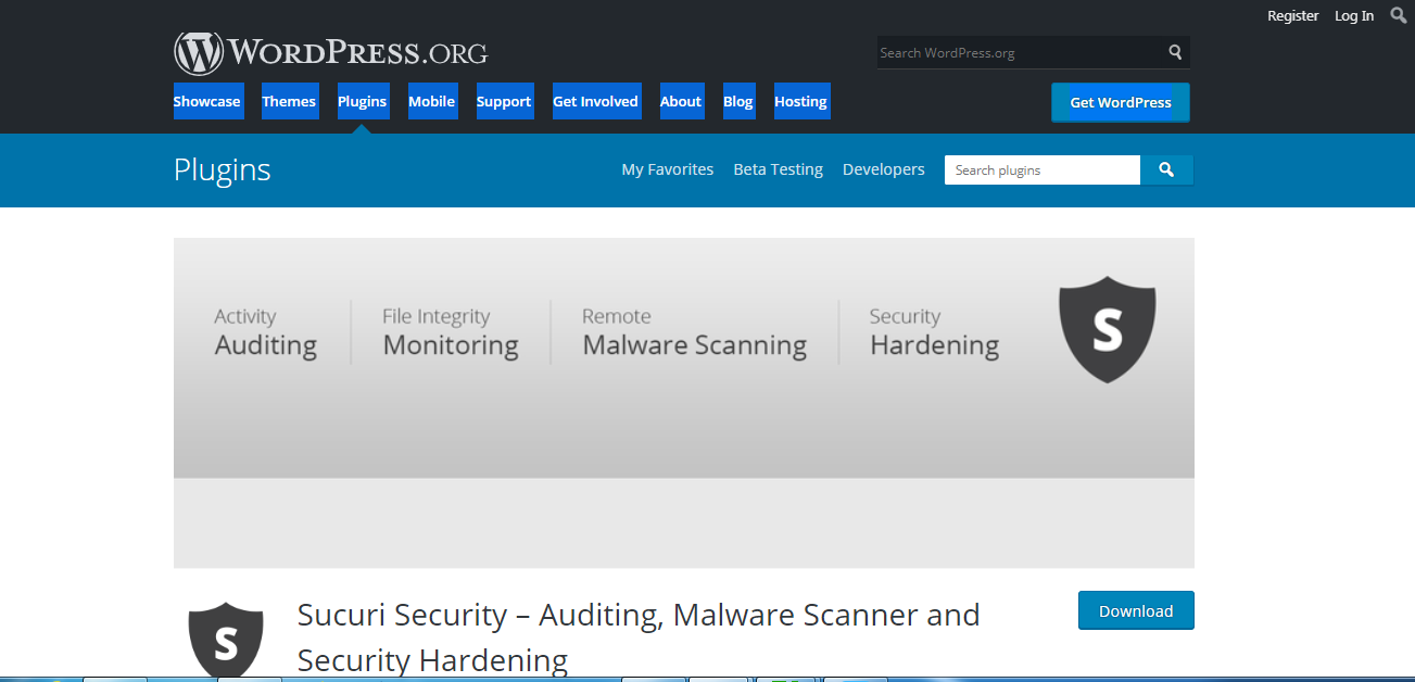 wordpress-Sucuri Security için en iyi ücretsiz güvenlik eklentileri