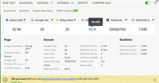 As 7 principais ferramentas pagas e não pagas para SEO-SEMrush