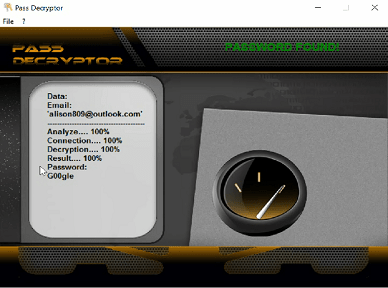 DECRYPTEUR DE PASS