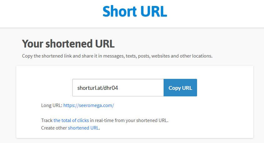 shorturlat url plus court