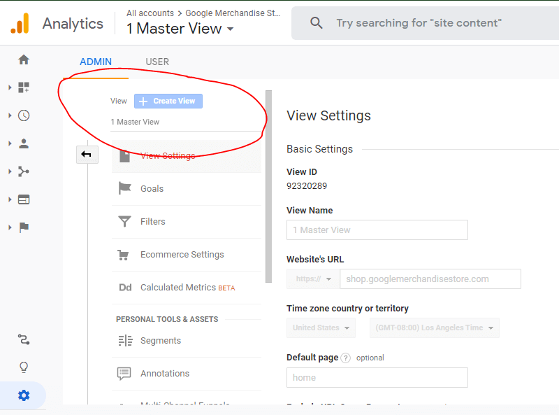 Suivre certaines pages à l'aide des vues Google Analytics