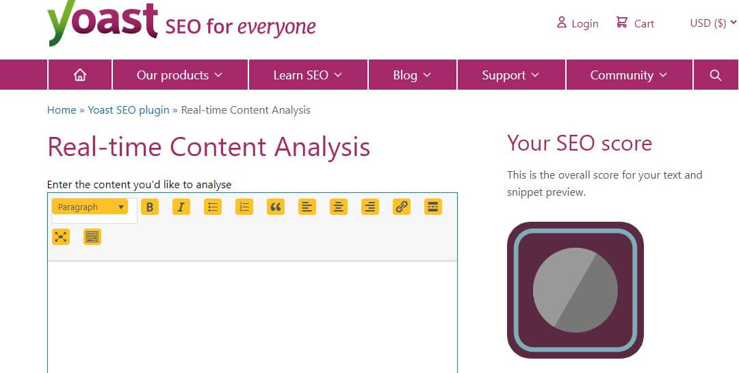 yoast-Cele mai bune instrumente online gratuite de verificare a citirii conținutului SEO