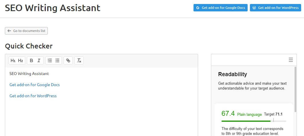 semrush-Cele mai bune instrumente online gratuite de verificare a citirii conținutului SEO