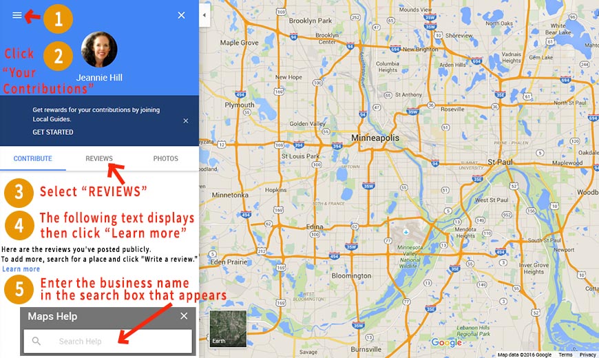 Zum Bearbeiten, Löschen und Hinterlassen von Google-Rezensionen und zum Verwalten von Google-Geschäftsrezensionen