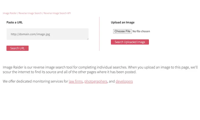 Tineye VS Google VS New ImageRaider: مقارنة أدوات البحث عن الصور العكسية