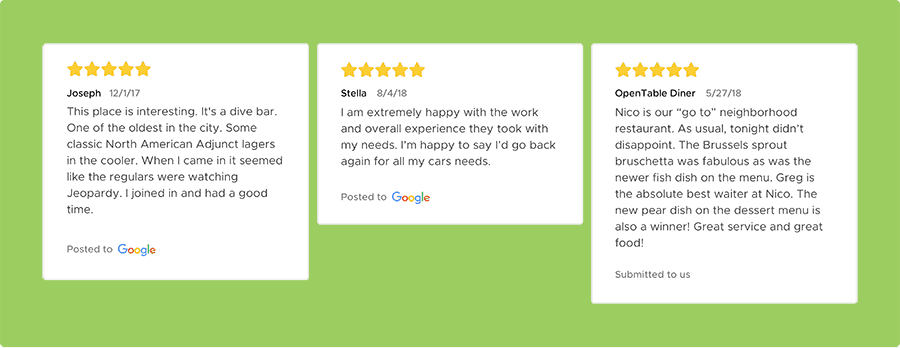 리뷰 캐러셀 증폭