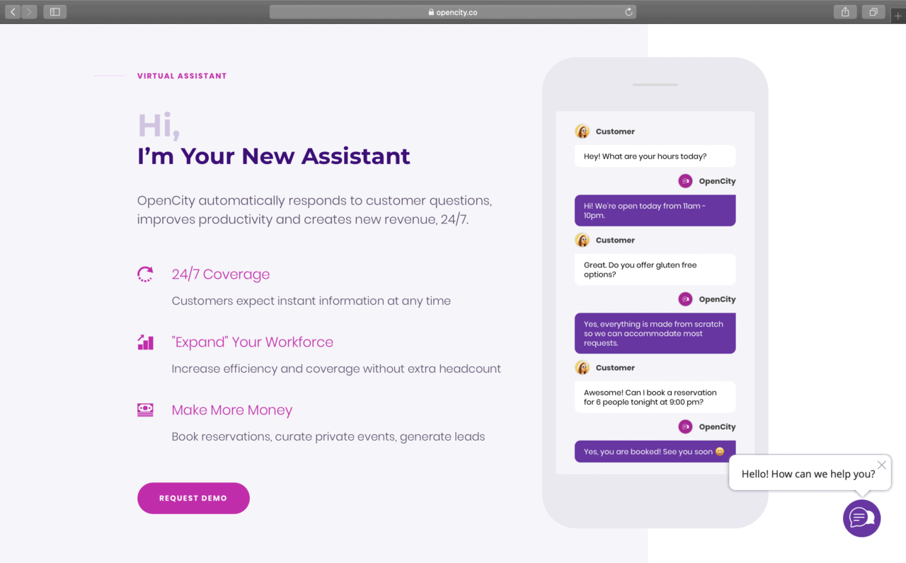 comunicații restaurant opencity