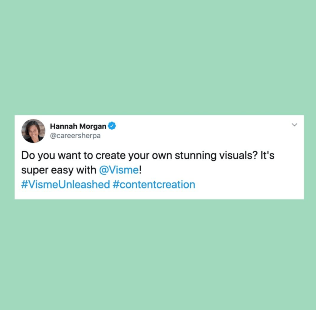 um exemplo do mundo real de uma avaliação online via instagram