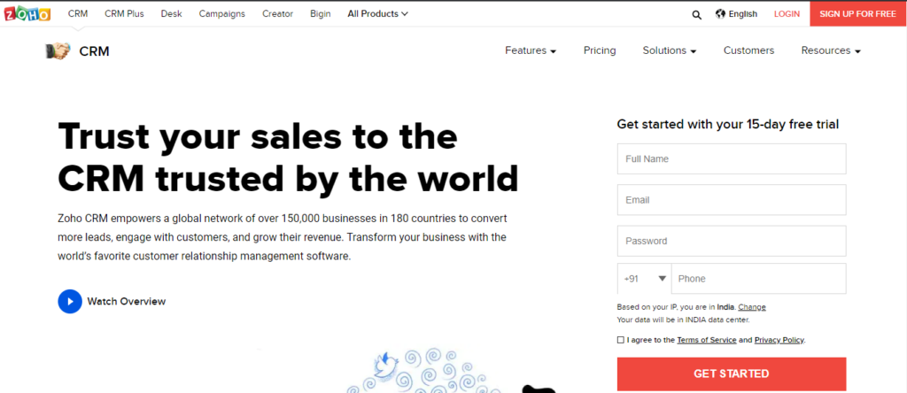 Zoho CRM