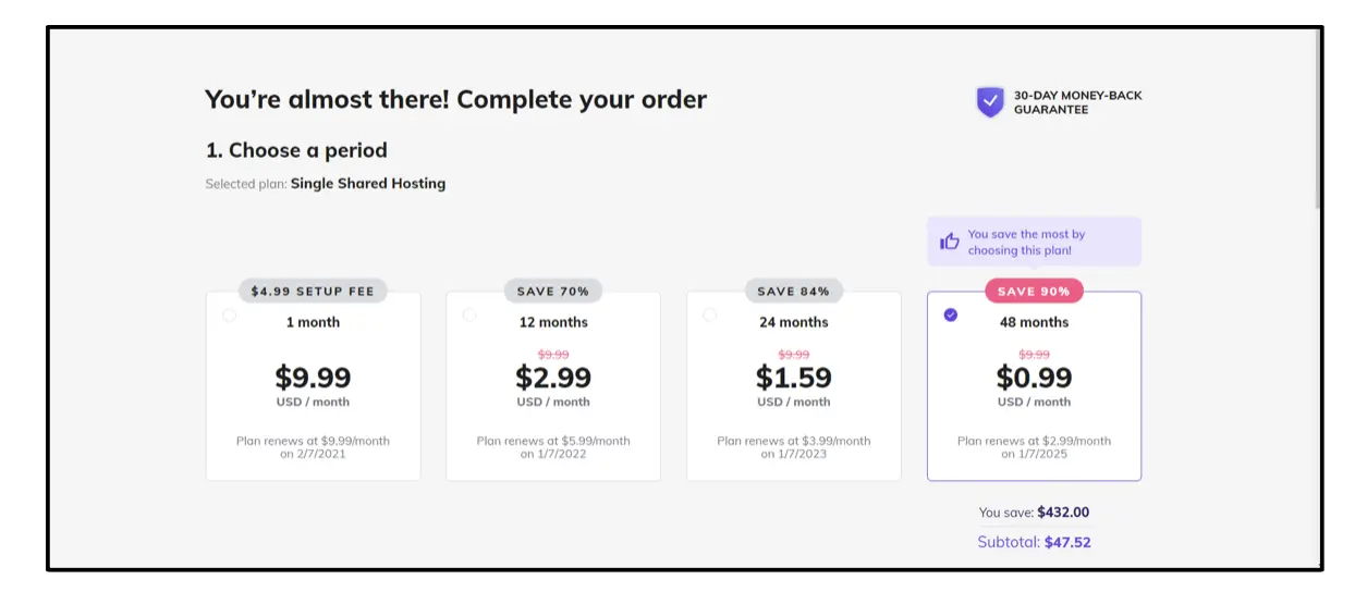 revisión de hospedaje