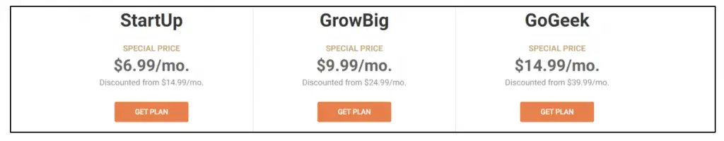 sitio web vs bluehost