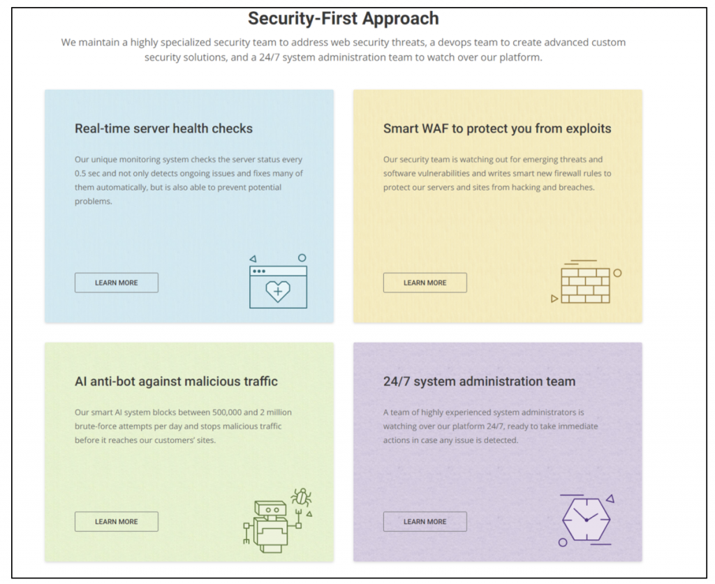 sitio web vs bluehost