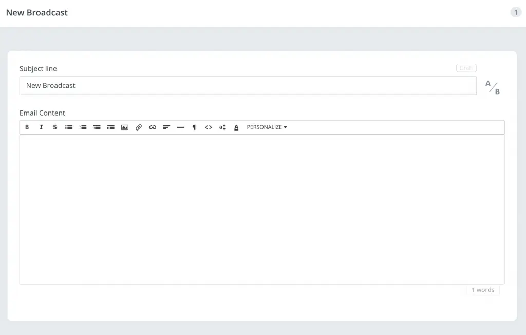 Convertkit-Übertragung