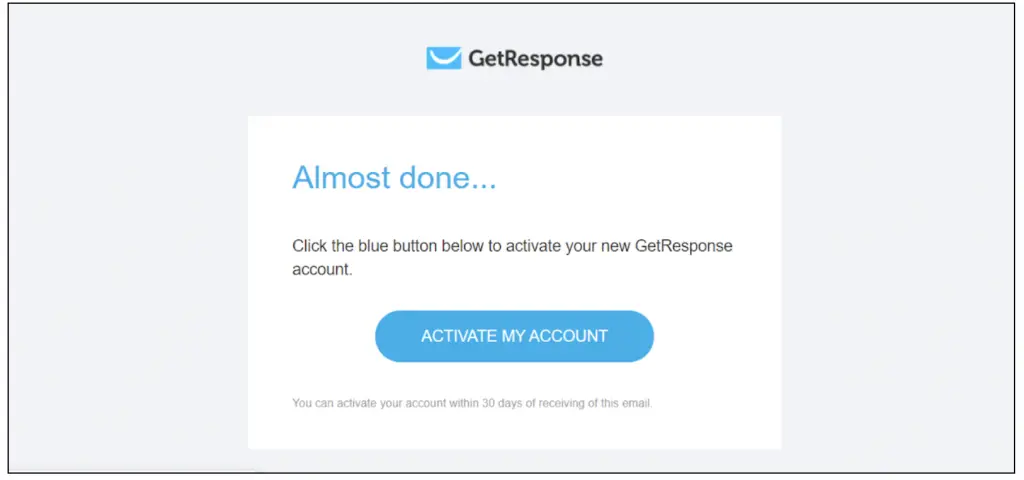getresponse cadastre-se