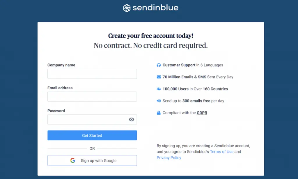 revisión de envío azul