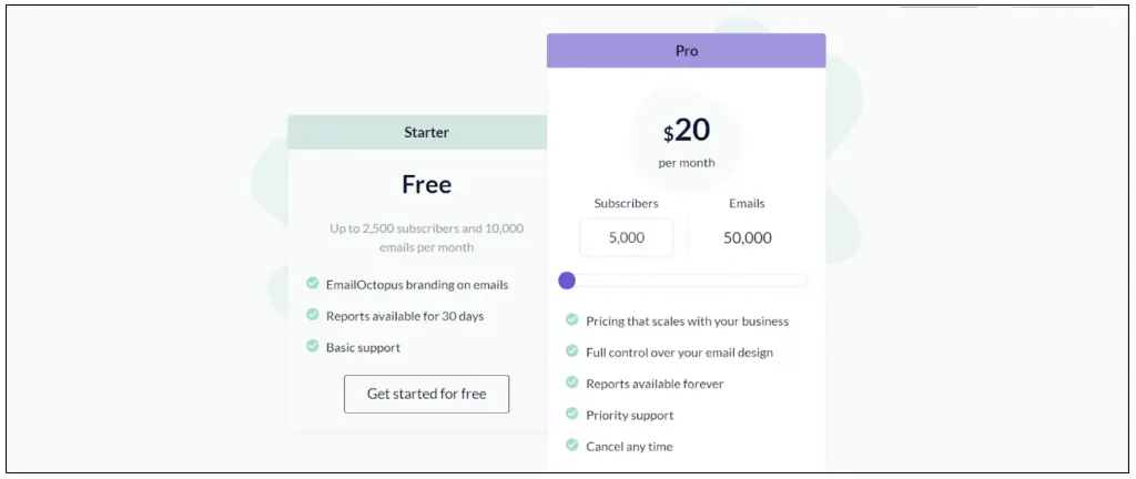 revisión de pulpo por correo electrónico