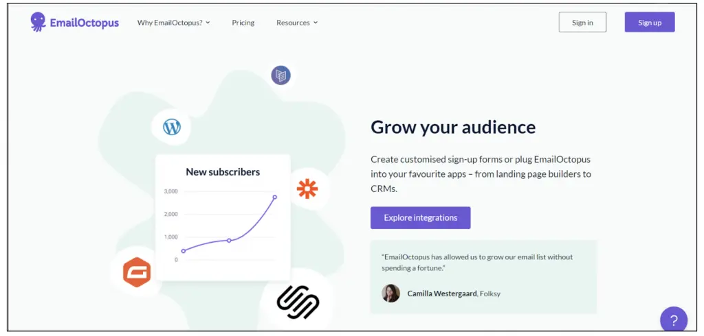 revisión de pulpo por correo electrónico