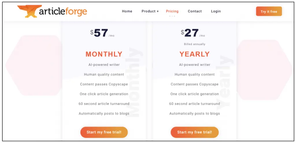 prezzo di forgiatura dell'articolo