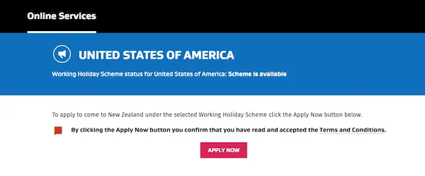 come ottenere un visto Working Holiday per la Nuova Zelanda