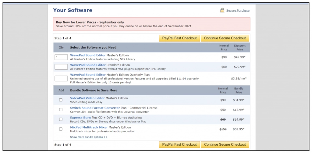 ウェーブパッドの価格