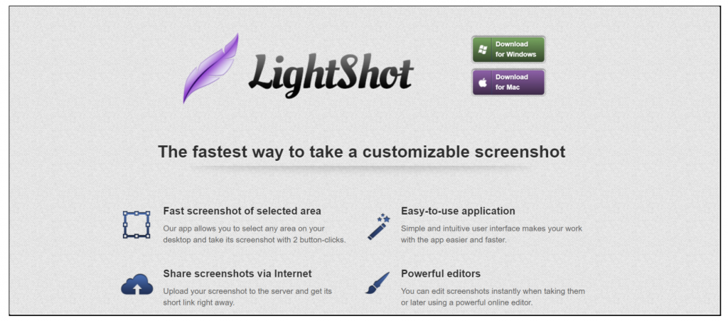 extensión cromada lightshot