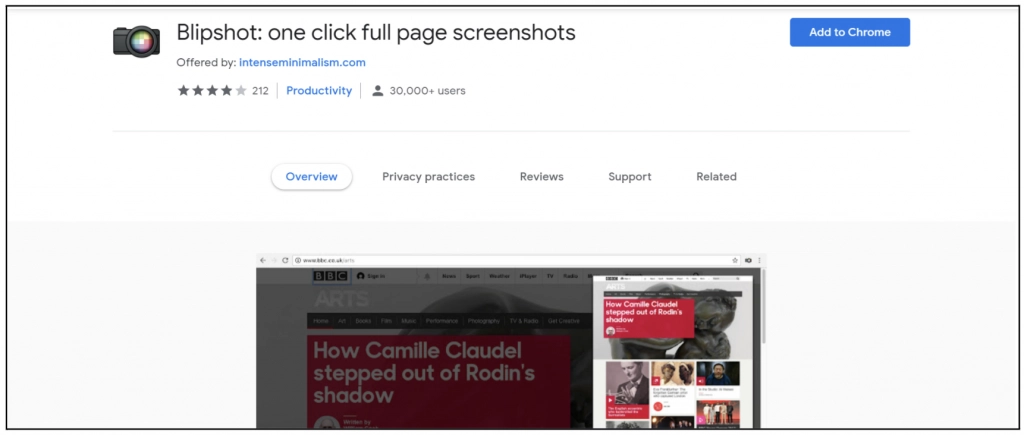 extensión de ráfaga