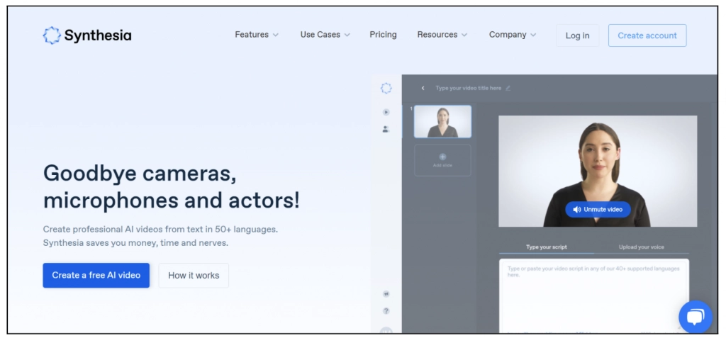 generador de video synthesia ai