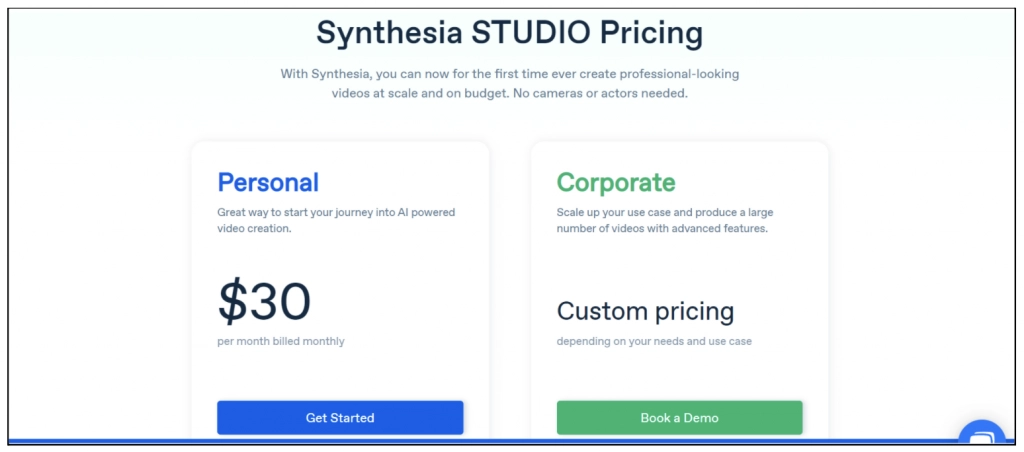 creador de videos synthesia ai