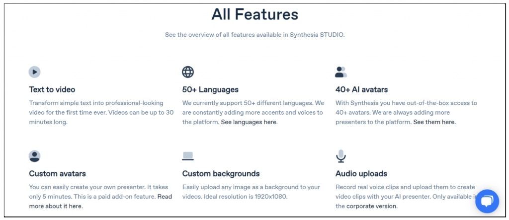 Reseña de video de Synthesia AI